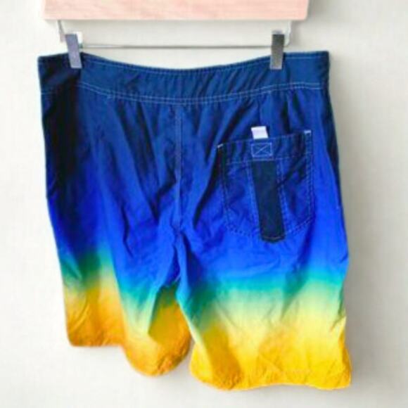 No Boundaries Colorful Ombre Swim Trunks Mesh - Picture 2 of 8